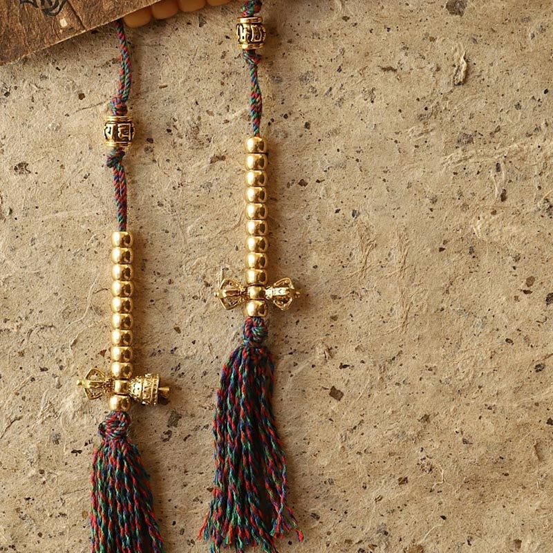 Bracciale di ricchezza Bagua Vajra Buddha Stones Tibet 108 perle di Mala Bodhi Seme - Image 9