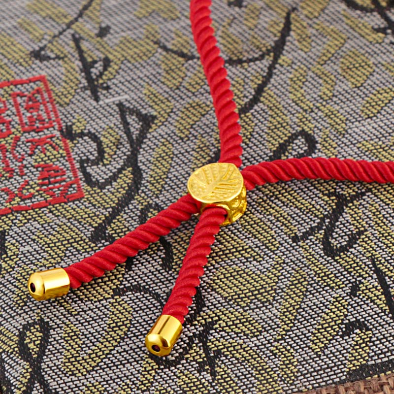 Braccialetto di corda rossa Pixiu in agata rossa Buddha Stones Wealth Attractor - Image 7