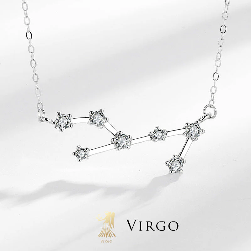 Buddha Stones 925 Sterling Silver 12 Costellazioni dello Zodiaco Astrologia Benedizione Collana Pendente - Image 25