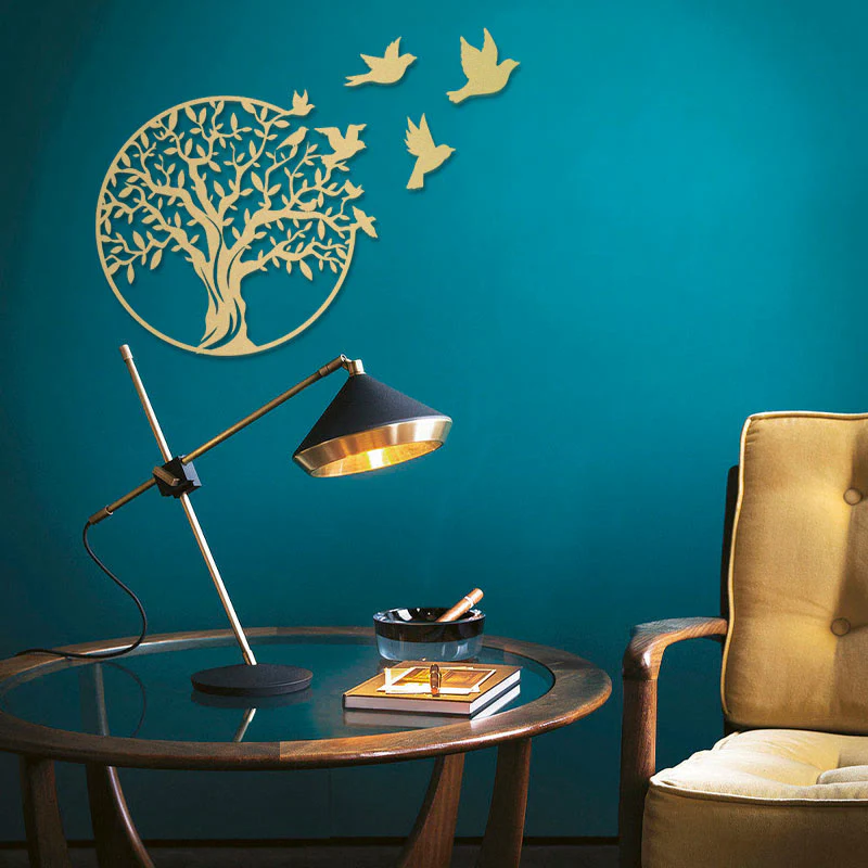 Buddha Stones Albero della vita Uccelli Cartello Regalo di inaugurazione della casa Unity Wall Art - Image 8