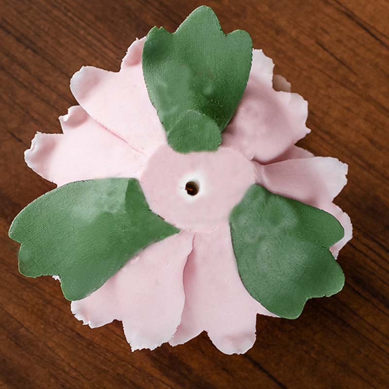 Buddha Stones, bruciatore di incenso in ceramica con benedizione del loto tibetano, decorazione - Image 7