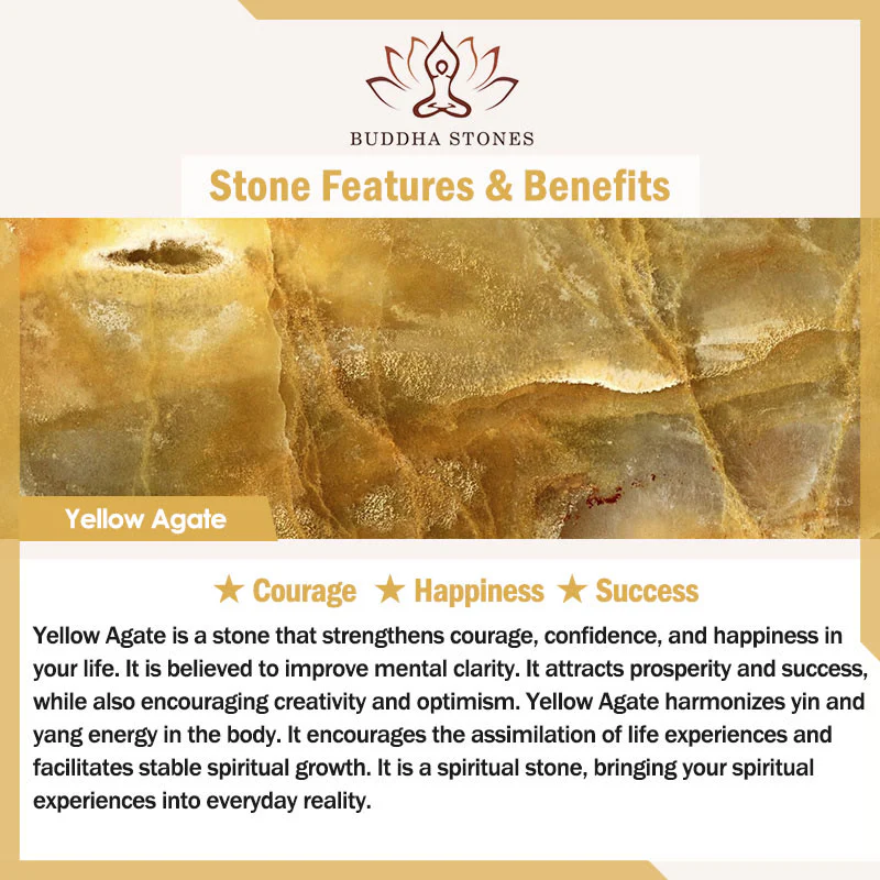 Buddha Stones Cinque Elementi Vari Agata Cristallo Pietra del Sole Bracciale della Saggezza - Image 11
