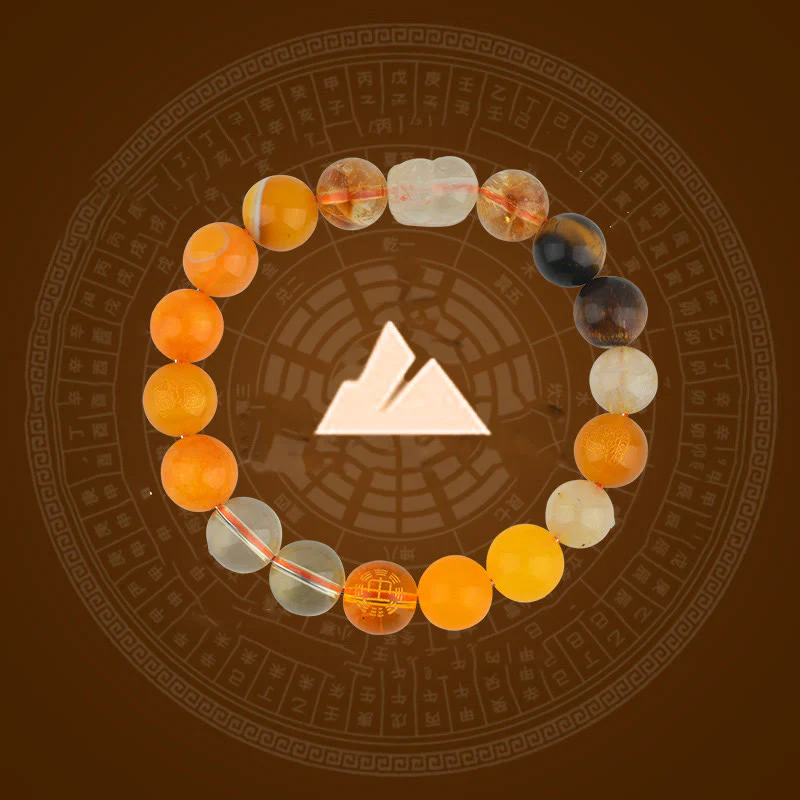 Buddha Stones Cinque Elementi Vari Cristallo Agata Pixiu Bracciale Ricchezza - Image 29