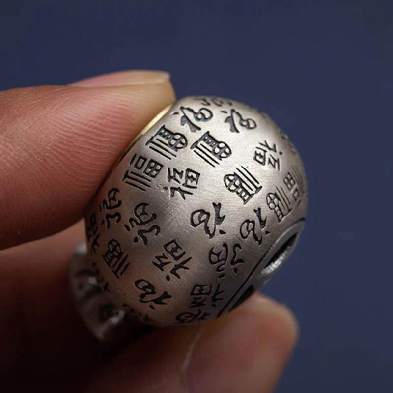 Buddha Stones Fu Character Money Bag Fare soldi ogni giorno Portachiavi fortuna - Image 7