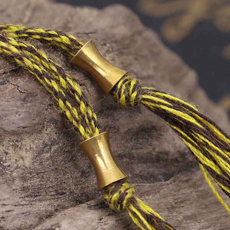 Buddha Stones Maledizione tibetana Sei parole vere Braccialetto della ricchezza - Image 8