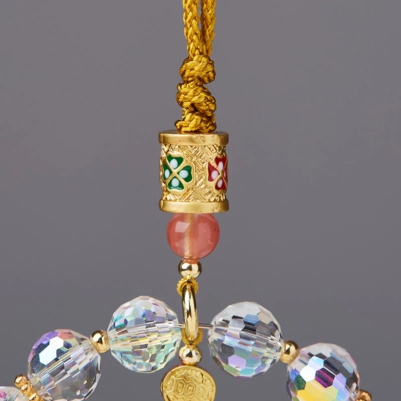 Buddha Stones Pesce Koi Fortunato Cinque Dei della Ricchezza Prosperità Decorazione Appesa - Image 4