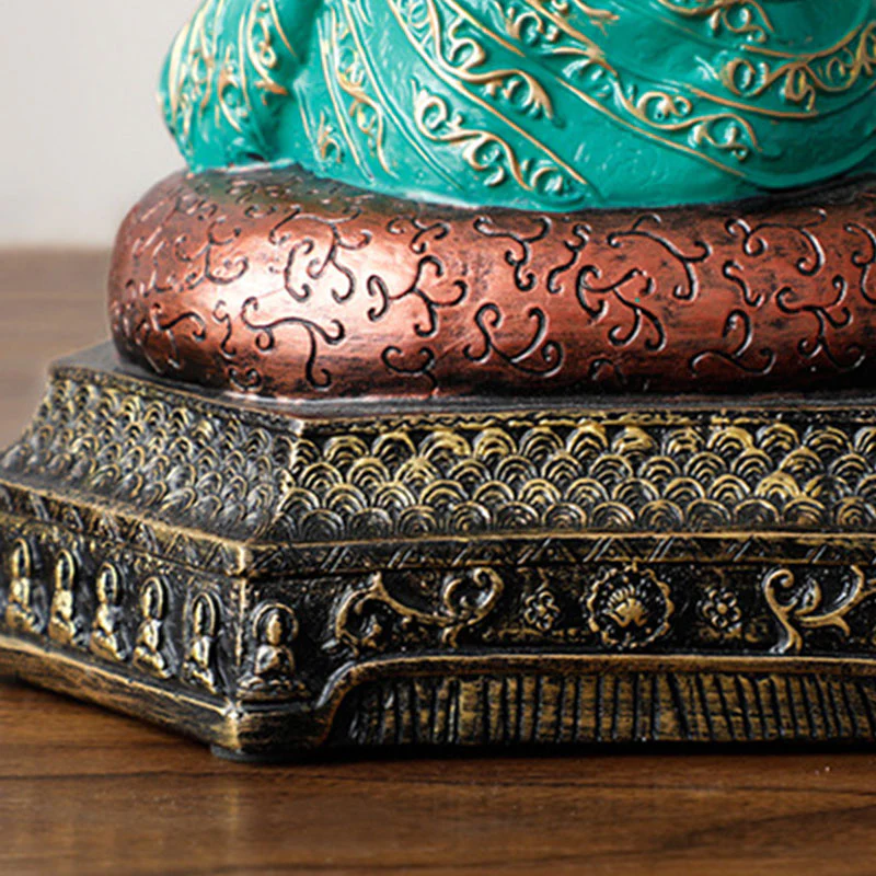 Buddha Stones Statua in resina della compassione del Buddha Decorazione - Image 9