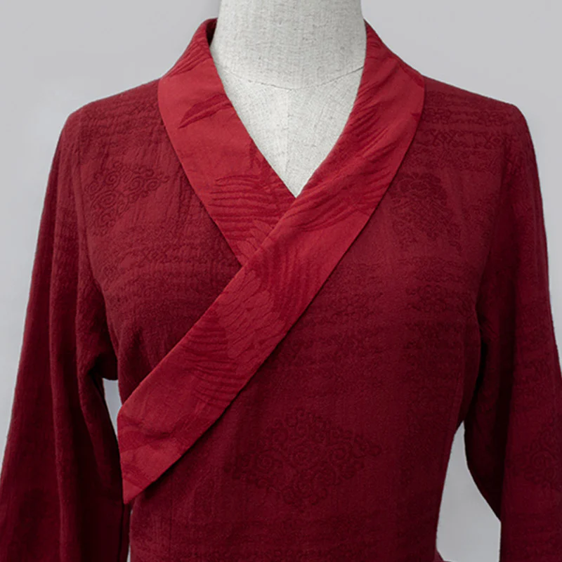 Buddha Stones Tibetan Dress Clothing Lhasa Abito lungo avvolgente Maxi abito Abbigliamento donna - Image 9