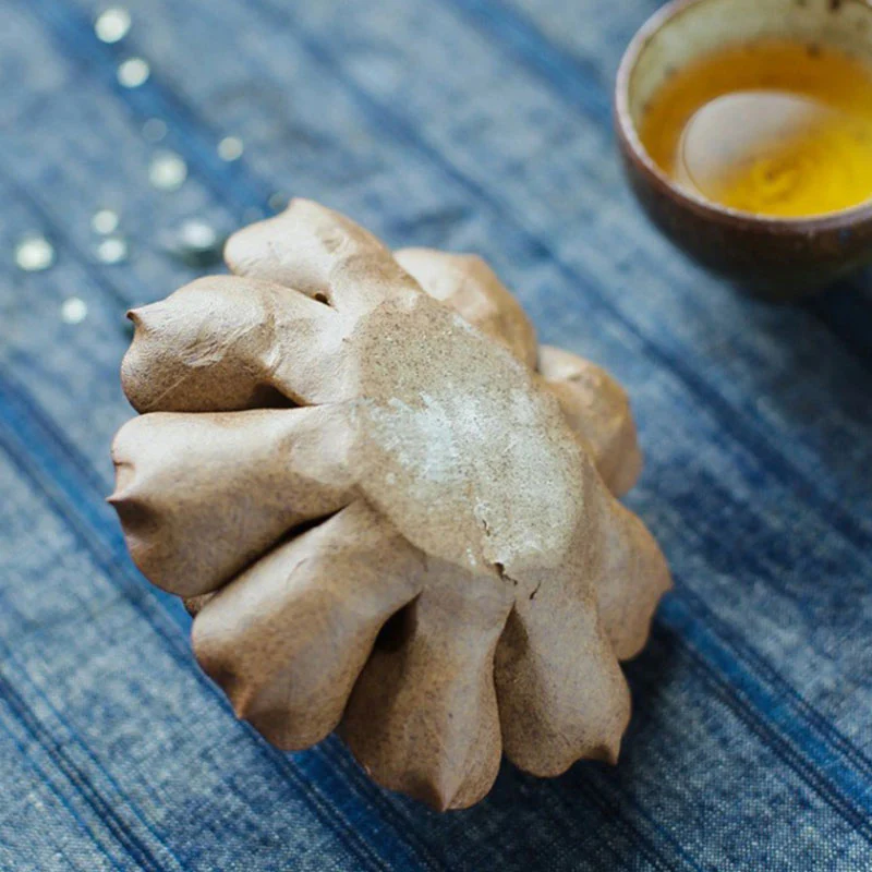 Buddha Stones Tibetano Riflusso Loto Meditazione Bruciatore di Incenso - Image 5