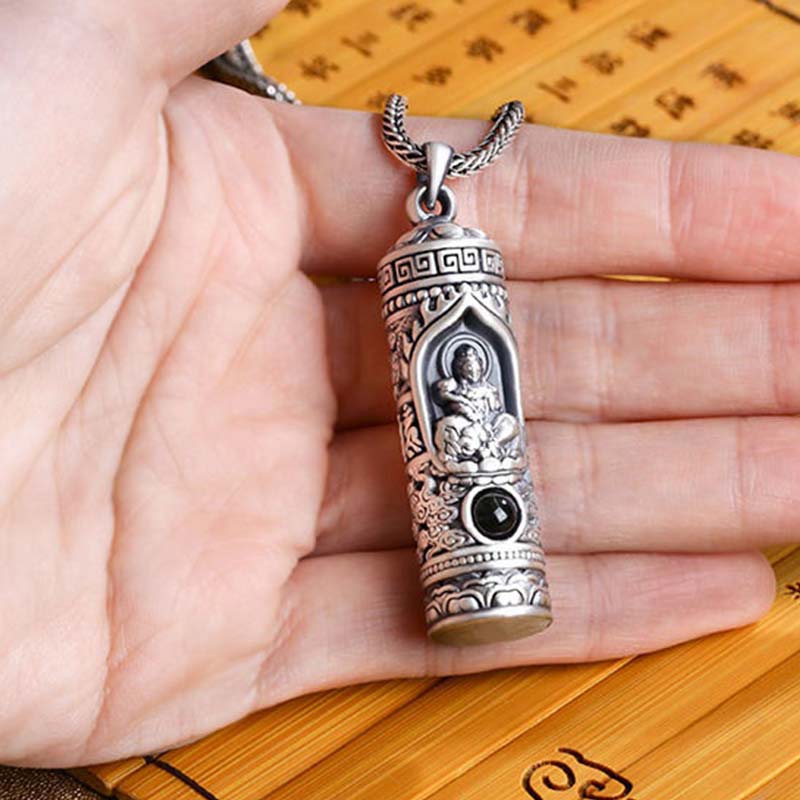 Collana con ciondolo di Buddha natale con proiezione dello zodiaco cinese e della prosperità - Image 11