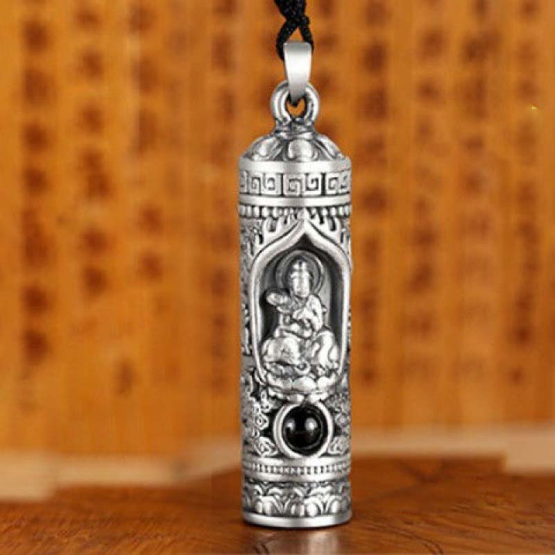 Collana con ciondolo di Buddha natale con proiezione dello zodiaco cinese e della prosperità - Image 12