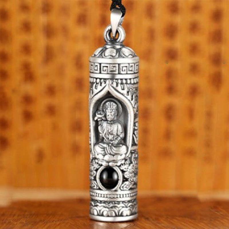 Collana con ciondolo di Buddha natale con proiezione dello zodiaco cinese e della prosperità - Image 14