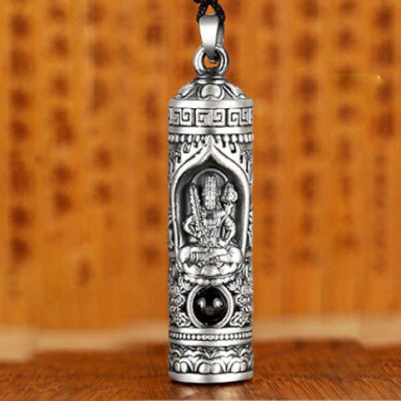 Collana con ciondolo di Buddha natale con proiezione dello zodiaco cinese e della prosperità - Image 7