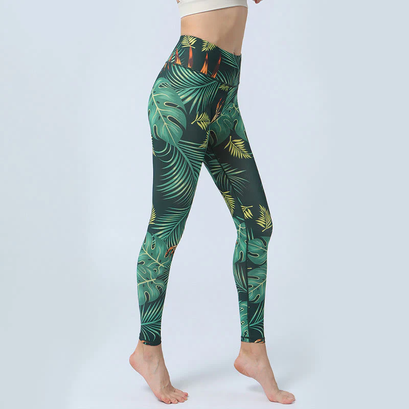 Leggings da yoga a vita alta con stampa Buddha Stones , per fitness e sport, da donna - Image 3