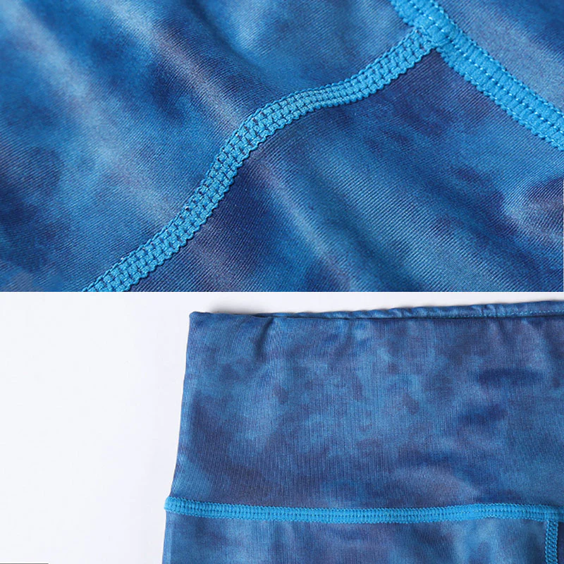 Pantaloni da yoga da donna con stampa floreale e fiori di loto e Buddha Stones - Image 10