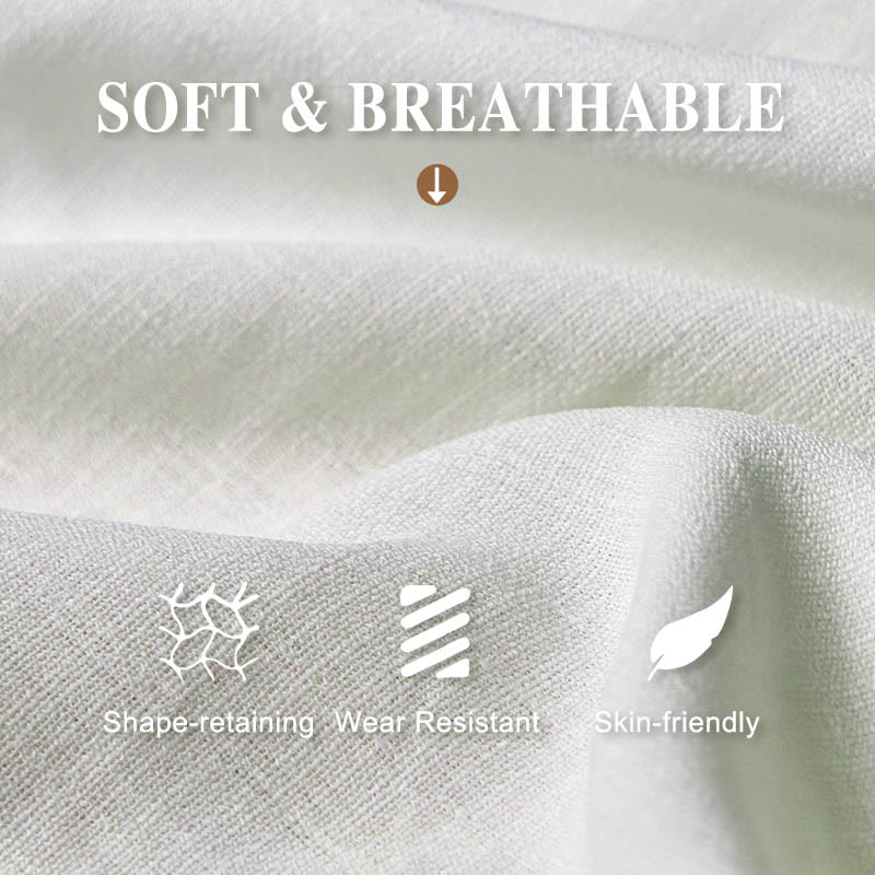 Pantaloni harem da donna con elastico in vita, in cotone bianco con motivo floreale Sakura, modello Buddha Stones - Image 4